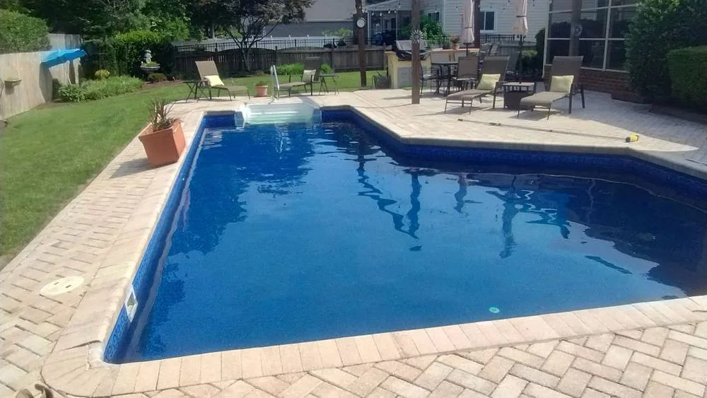 Completed liner replacement by The Pool Store