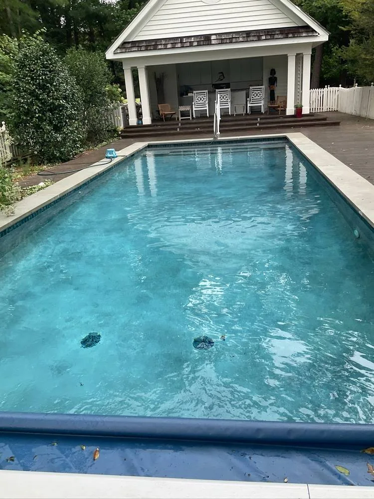 Pool during a Pool Store maintenance visit